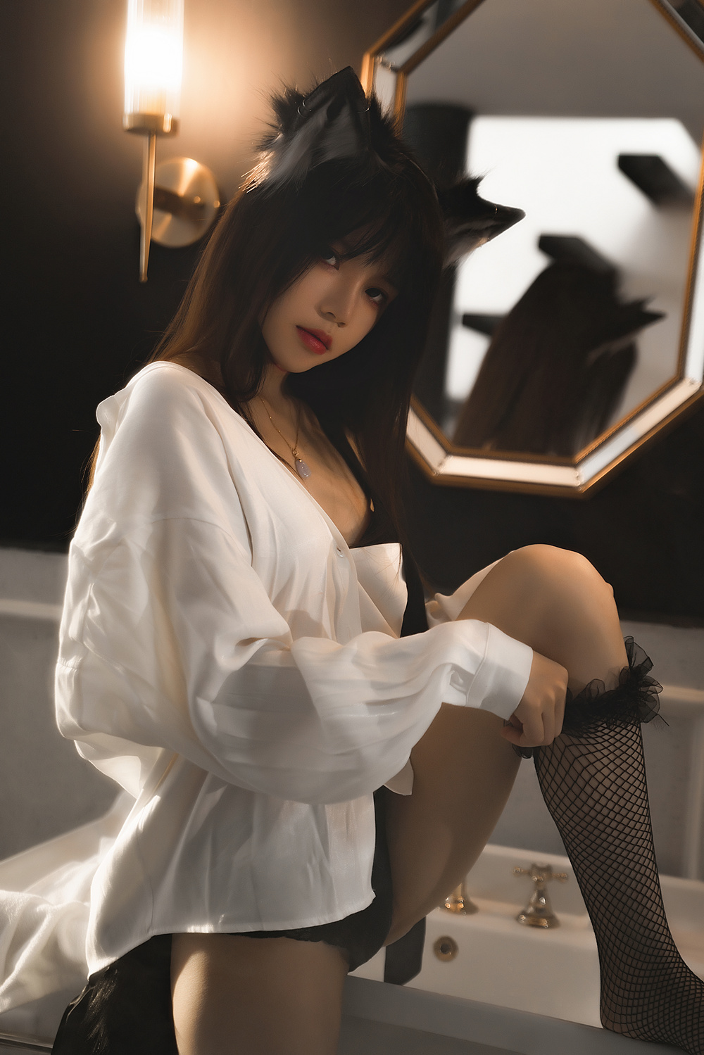 图片[1]-桜桃喵 – 狼来了02 [43P1.13G]-微密空间-全网最全抖音网红铁粉空间写真